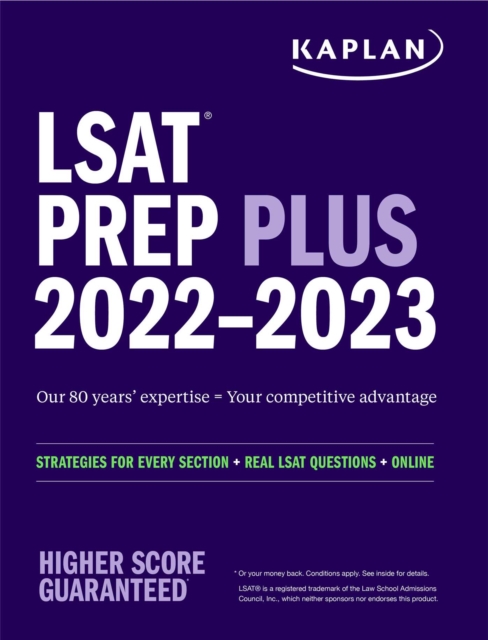 LSAT Prep Plus 2022: Strategies for Every Section, Real LSAT Questions, and Online Study Guide, Paperback Book