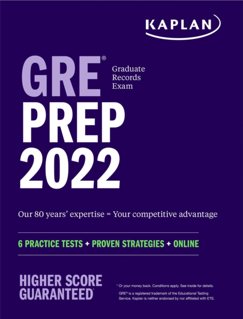 GRE Prep 2022 : 2 Practice Tests + Proven Strategies + Online, Paperback / softback Book