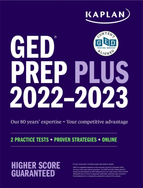 GED Test Prep Plus 2022-2023 : 2 Practice Tests + Proven Strategies + Online, Paperback / softback Book
