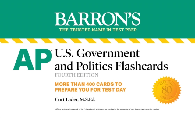 AP U.S. Government and Politics Flashcards, Fourth Edition: Up-to-Date Review, EPUB eBook