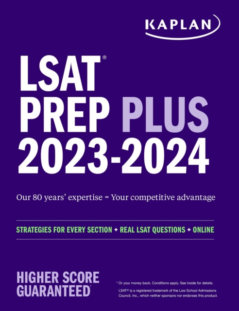 LSAT Prep Plus 2023:  Strategies for Every Section + Real LSAT Questions + Online, Paperback / softback Book