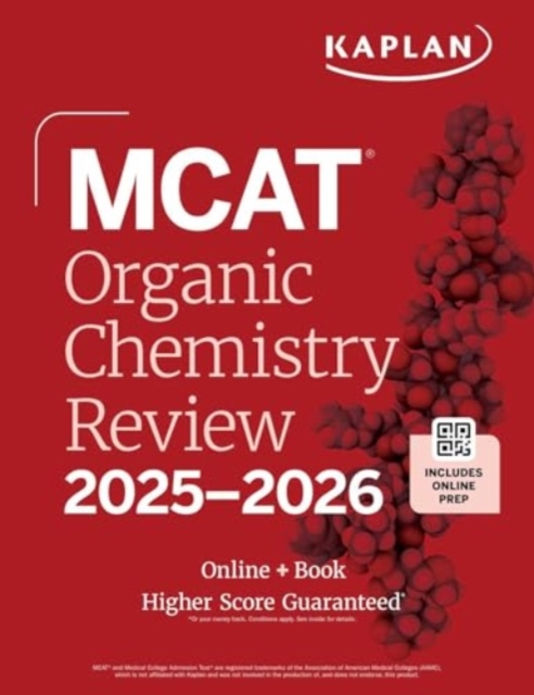 MCAT Organic Chemistry Review 2025-2026 : Online + Book, Paperback / softback Book