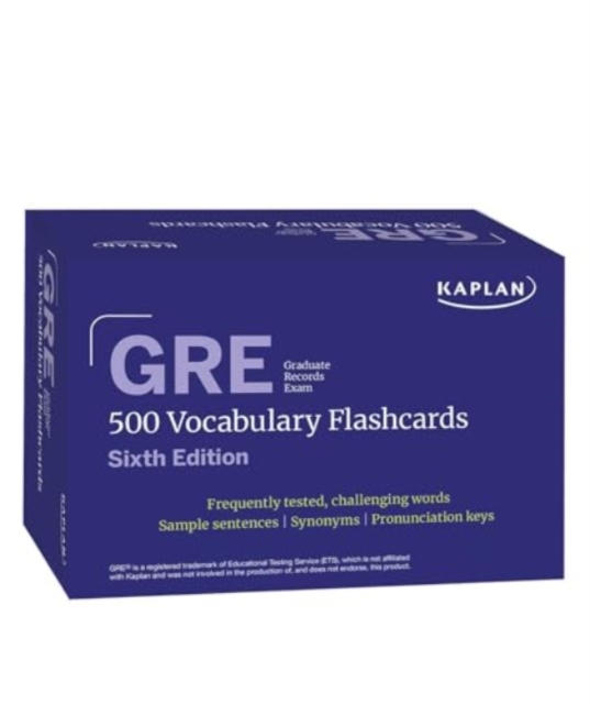 GRE Vocabulary Flashcards, Sixth Edition + Online Access to Review Your Cards, a Practice Test, and Video Tutorials, Cards Book