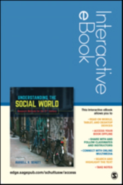 Understanding the Social World Interactive eBook Student Version : Research Methods for the 21st Century, Digital product license key Book