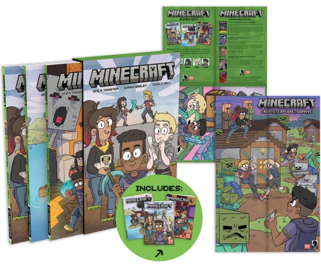 Minecraft Boxed Set (graphic Novels), Hardback Book