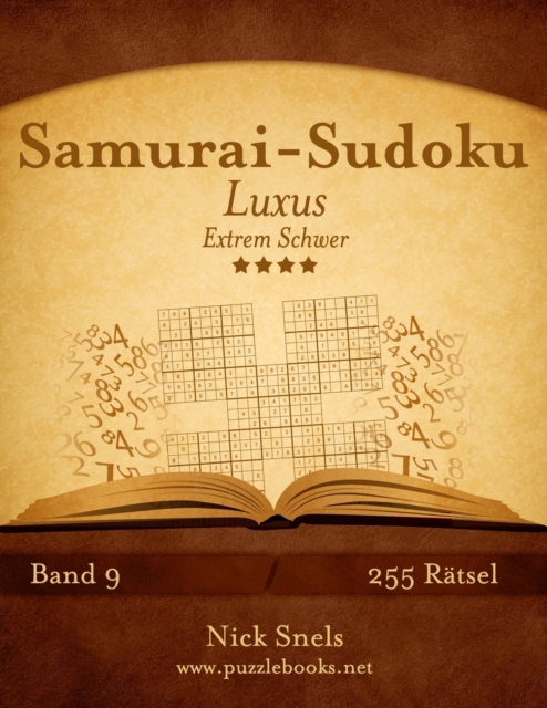 Samurai-Sudoku Luxus - Extrem Schwer - Band 9 - 255 Ratsel, Paperback / softback Book