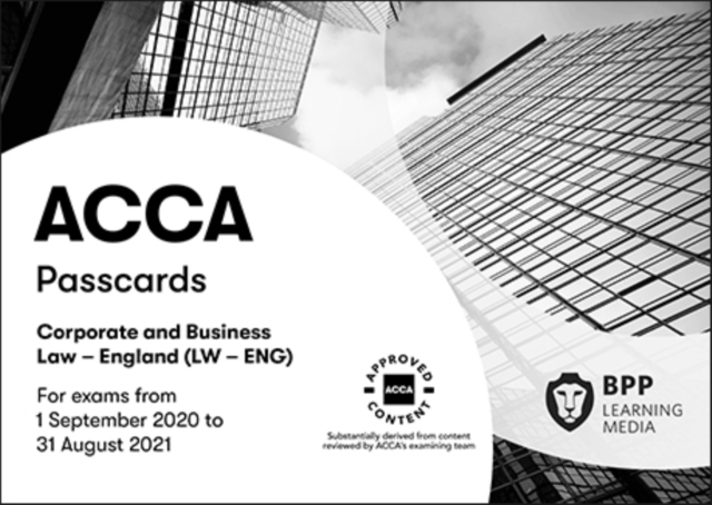 ACCA Corporate and Business Law (English) : Passcards, Spiral bound Book