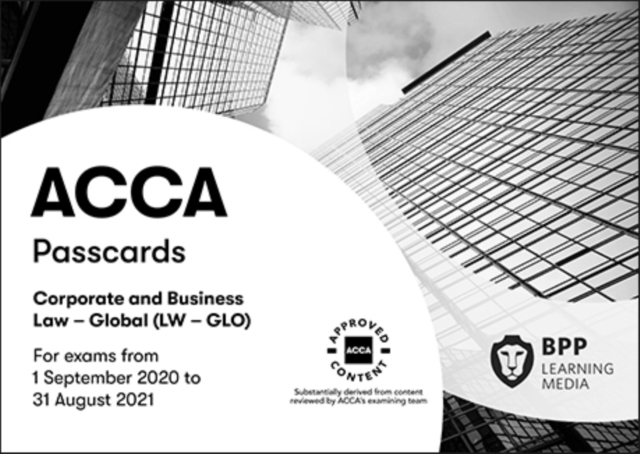 ACCA Corporate and Business Law (Global) : Passcards, Spiral bound Book