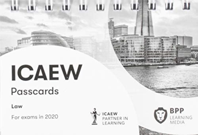 ICAEW Law : Passcards, Spiral bound Book