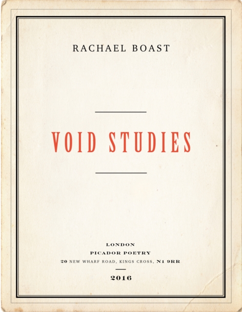Void Studies, Paperback / softback Book