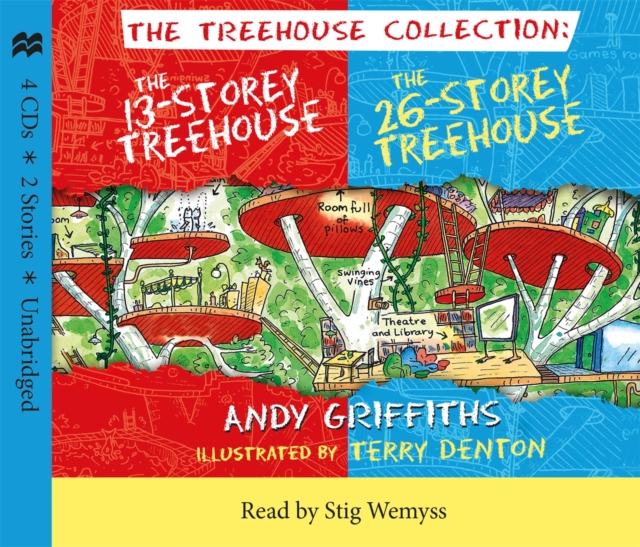 The 13-Storey & 26-Storey Treehouse CD set, Mixed media product Book