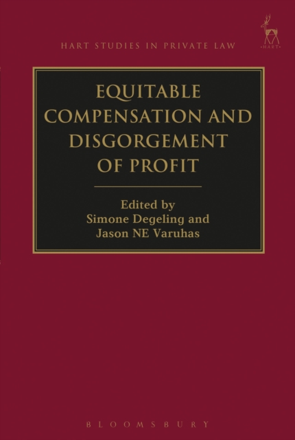 Equitable Compensation and Disgorgement of Profit, Hardback Book