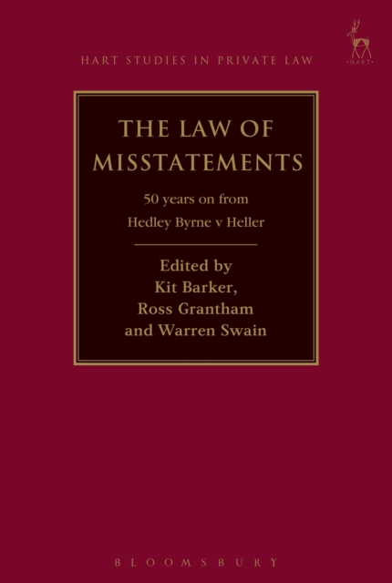 The Law of Misstatements : 50 Years on from Hedley Byrne v Heller, PDF eBook