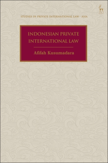 Indonesian Private International Law, Hardback Book