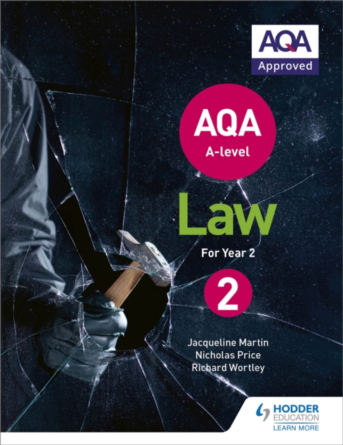 AQA A-level Law for Year 2, Paperback / softback Book