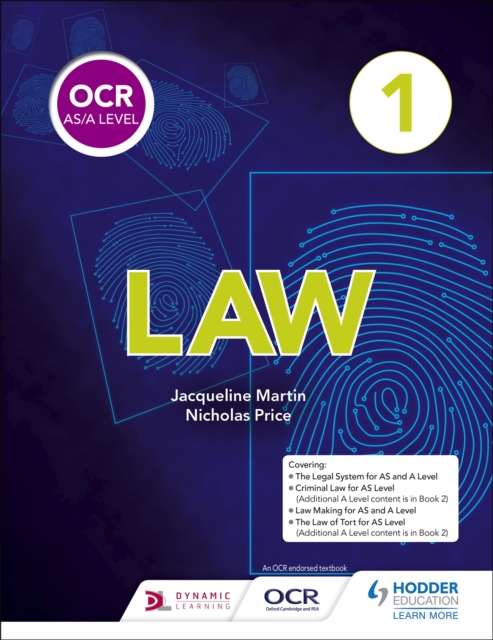 OCR AS/A Level Law Book 1, Paperback / softback Book
