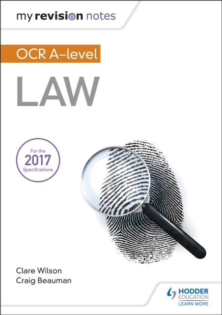 My Revision Notes: OCR A Level Law, Paperback / softback Book