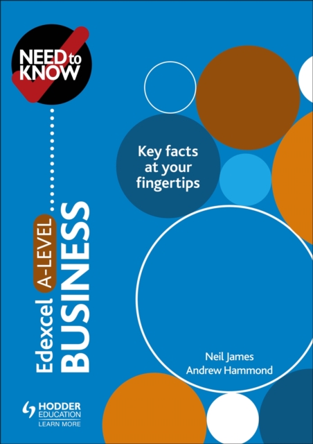 Need to Know: Edexcel A-level Business, Paperback / softback Book