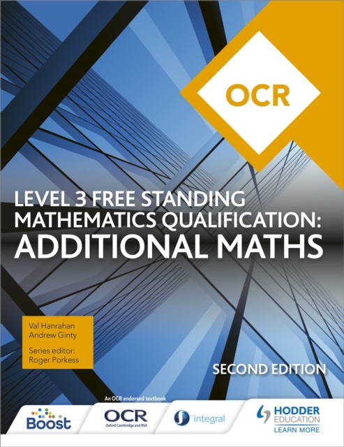 OCR Level 3 Free Standing Mathematics Qualification: Additional Maths (2nd edition), Paperback / softback Book
