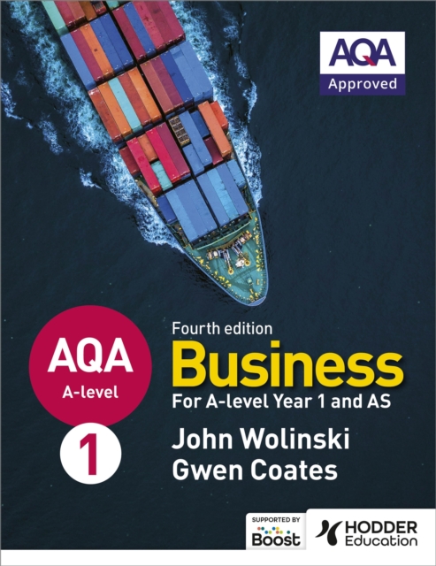 AQA A-level Business Year 1 and AS Fourth Edition (Wolinski and Coates), Paperback / softback Book