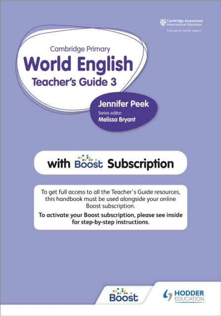 Cambridge Primary World English Teacher's Guide Stage 3 with Boost Subscription, Multiple-component retail product Book