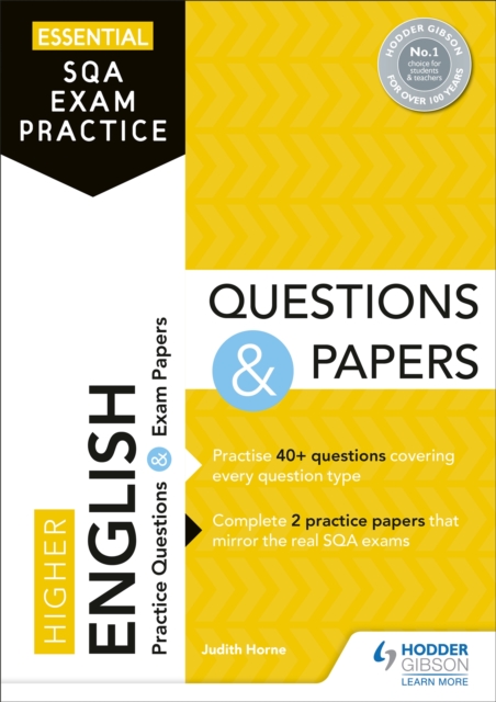 Essential SQA Exam Practice: Higher English Questions and Papers : From the publisher of How to Pass, Paperback / softback Book
