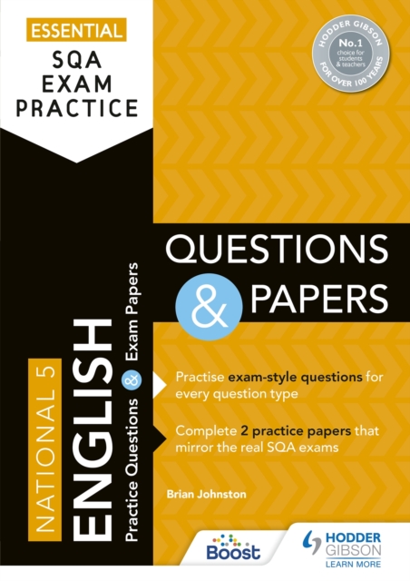 Essential SQA Exam Practice: National 5 English Questions and Papers : From the publisher of How to Pass, Paperback / softback Book