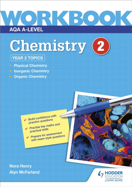 AQA A-level Chemistry Workbook 2, Paperback / softback Book