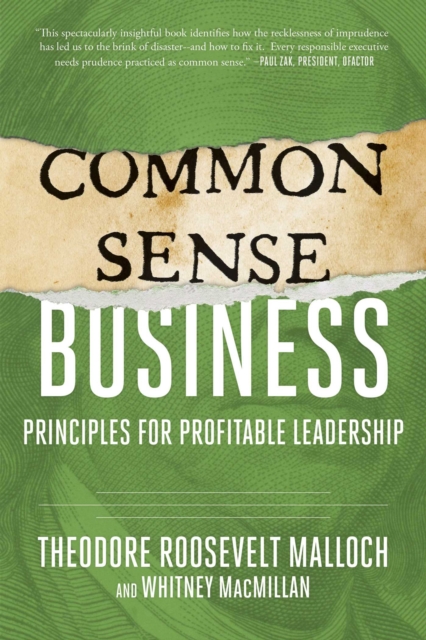 Common-Sense Business : Principles for Profitable Leadership, EPUB eBook