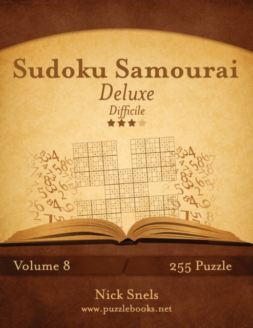 Sudoku Samurai Deluxe - Difficile - Volume 8 - 255 Puzzle, Paperback / softback Book