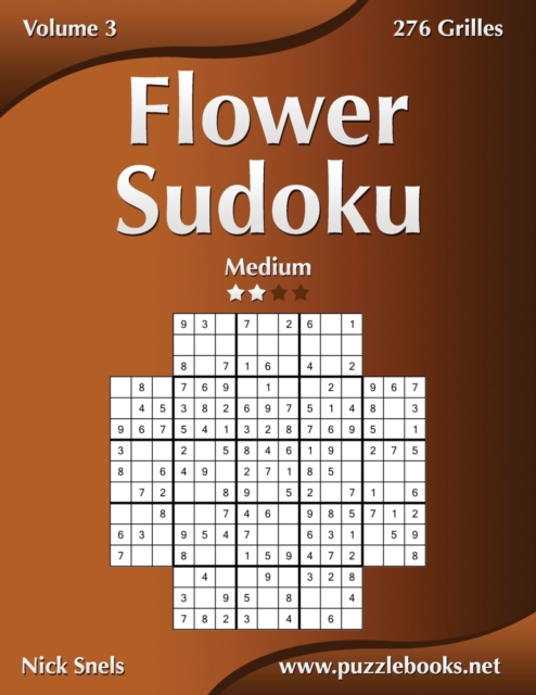 Flower Sudoku - Medium - Volume 3 - 276 Grilles, Paperback / softback Book
