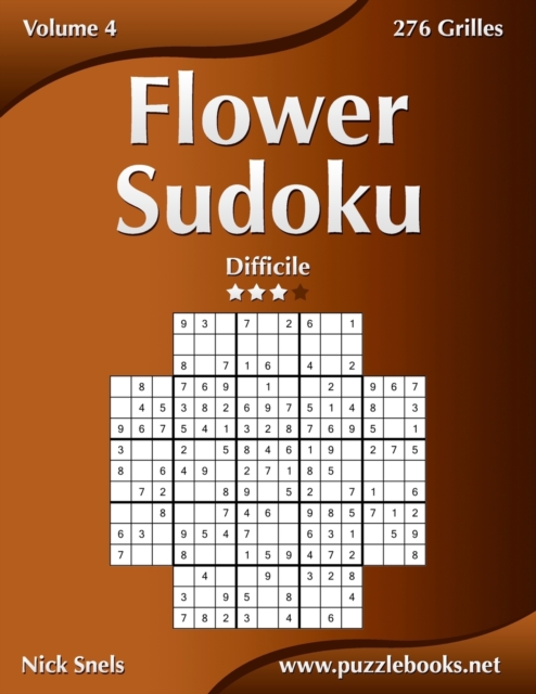 Flower Sudoku - Difficile - Volume 4 - 276 Grilles, Paperback / softback Book