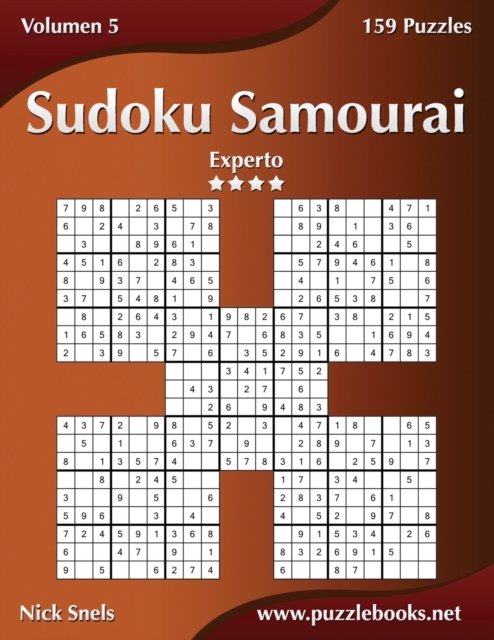 Sudoku Samurai - Experto - Volumen 5 - 159 Puzzles, Paperback / softback Book