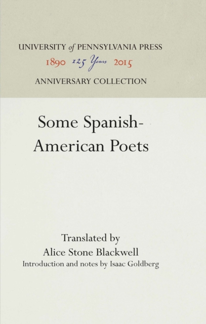 Some Spanish-American Poets, PDF eBook