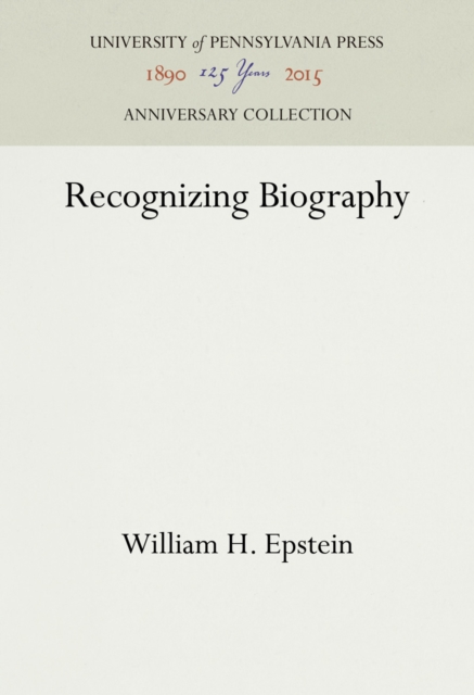 Recognizing Biography, PDF eBook