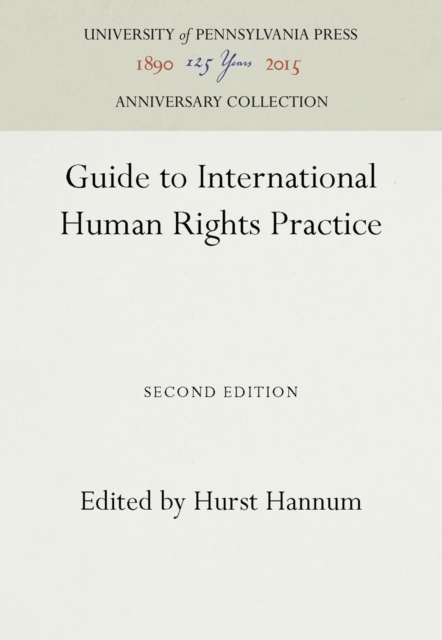Guide to International Human Rights Practice, PDF eBook
