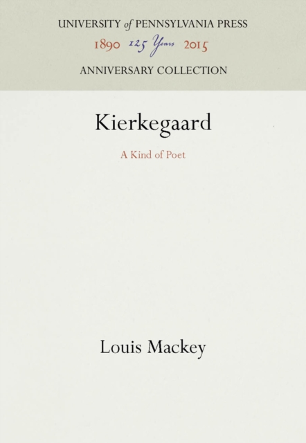 Kierkegaard : A Kind of Poet, PDF eBook