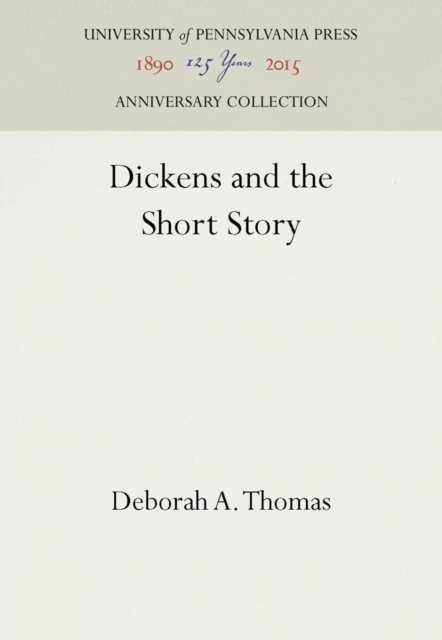 Dickens and the Short Story, PDF eBook