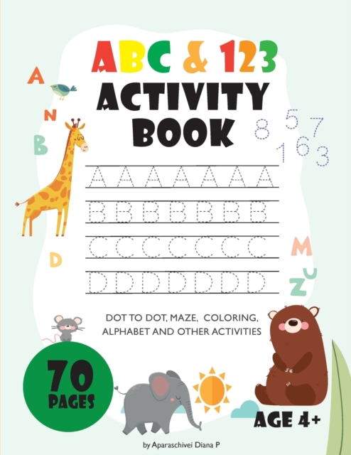 ABC&123 activity book, Paperback / softback Book