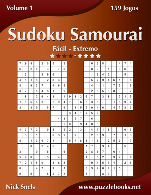 Sudoku Samurai - Facil ao Extremo - Volume 1 - 159 Jogos, Paperback / softback Book