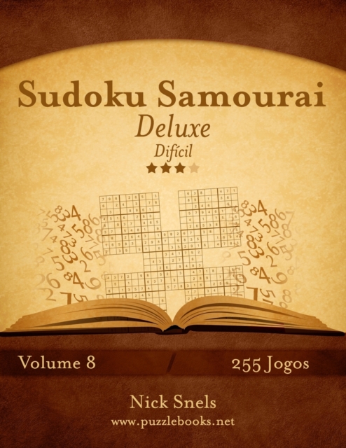 Sudoku Samurai Deluxe - Dificil - Volume 8 - 255 Jogos, Paperback / softback Book