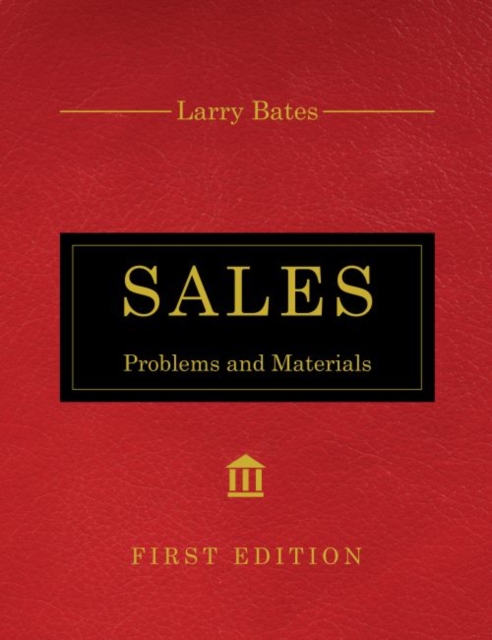 Sales : Problems and Materials, Paperback / softback Book