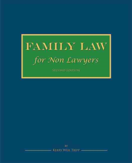 Family Law for Non-Lawyers, Paperback / softback Book
