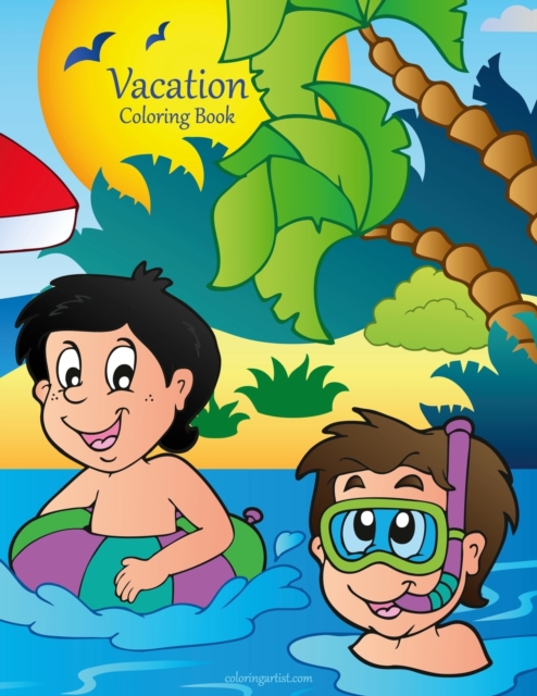 Vacation Coloring Book 1, Paperback / softback Book