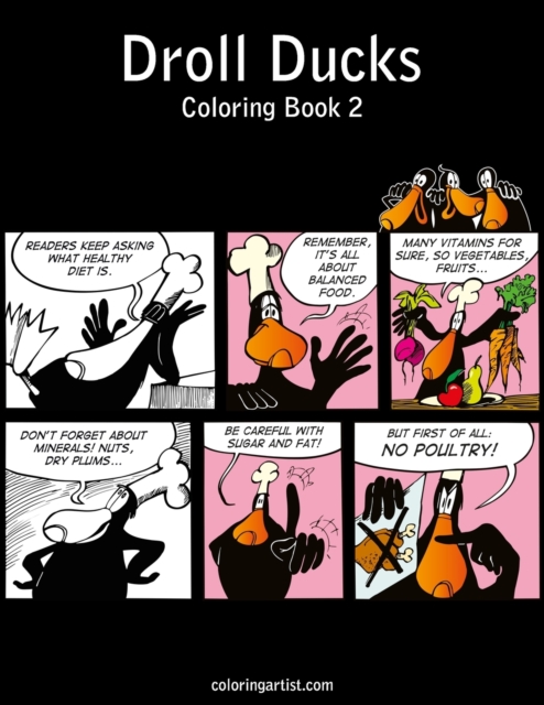 Droll Ducks Coloring Book 2, Paperback / softback Book