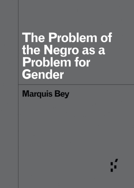 The Problem of the Negro as aProblem for Gender, Paperback / softback Book