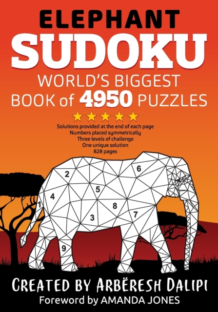 Elephant Sudoku World Biggest Book of 4950 Puzzles, Paperback / softback Book