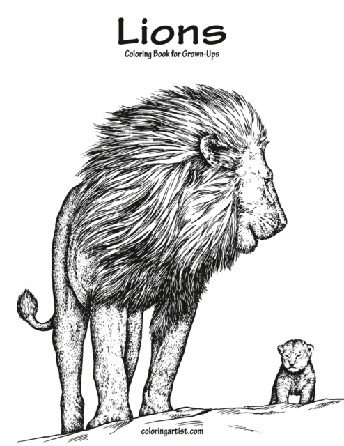 Lions Coloring Book for Grown-Ups 1, Paperback / softback Book