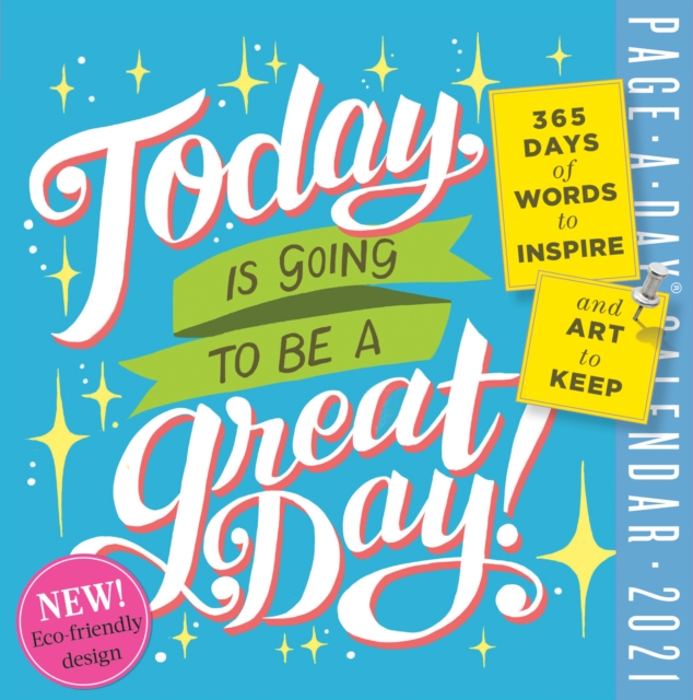 2021 Today is Going to be a Great Day! Colour Page-A-Day Calendar, Calendar Book
