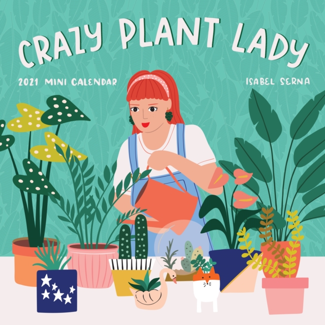 2021 Crazy Plant Lady Mini Wall Calendar, Calendar Book